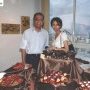 M. Ramanandraibe et sa fille du chocolaterie Robert.