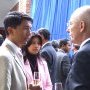 Le maire Andry Rajoelina en aparté avec l'ambassadeur.