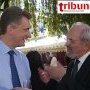 L'ambassadeur avec J. Boidin de l'U.E.