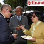 Parmi les invités, M. et Mme Rahaga Ramaholimihaso.
