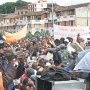 Départ du véhicule des parlementaires vers Ambohitsorohitra